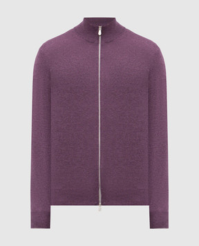 Brunello Cucinelli Фіолетовий кардиган з кашеміру M2200106