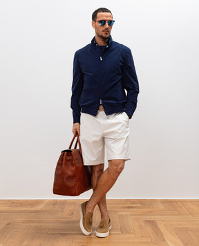 Brunello Cucinelli Синяя ветровка MR4566525