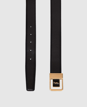 Saint Laurent Черный кожаный ремень LA 66 732556AAB25