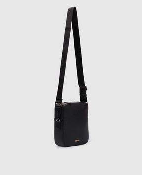 Versace Черная кожаная сумка Medusa Biggie 10157961A10544