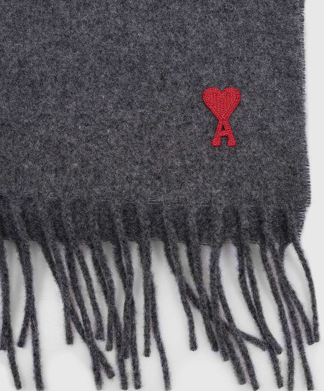 ✩ Ami ✩ Футболка AMI Цвет: Cерый Купить по цене ₴ 6836 в Киеве