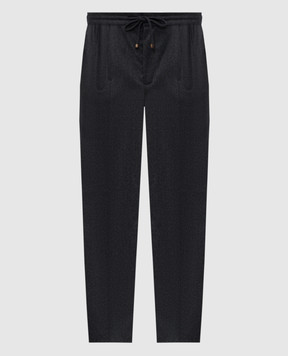 Brunello Cucinelli Сірі штани з вовни ME226E1710