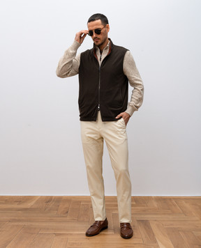 Loro Piana Бежевые брюки Pantaflat FAO8422