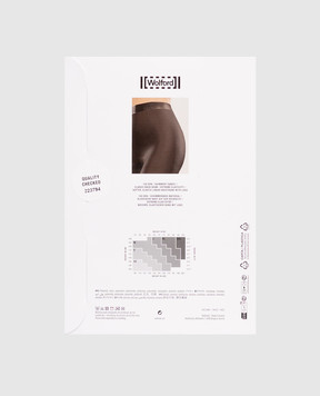 Wolford Чорні колготи Satin de Luxe 100 den 19407