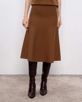 Max Mara Коричнева спідниця GIUSY GIUSY