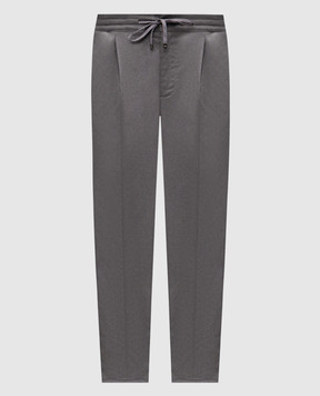 Cashmere&Whiskey Серые брюки с шерстью 02556R0498