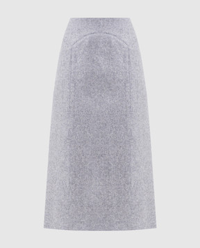 Ermanno Scervino Сіра спідниця з вовною D472O306GVP