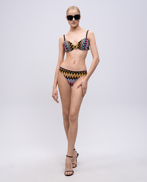 Missoni Чорний купальник з ажурним візерунком з люрексом MC22SP01BR0000