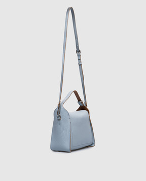 Gianni Chiarini Блакитна шкіряна сумка крос-боді Penelope BS11351RNGDBL