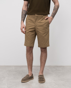 Loro Piana Шорты Jarno цвета хаки FAP3256