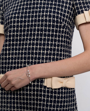 Valentino Сріблястий браслет з перлами Swarovski 7W2J0X84UXM