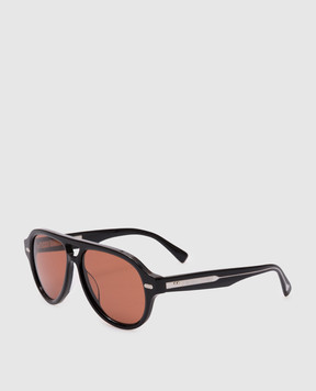 Brunello Cucinelli Чорні сонцезахисні окуляри Paul MOCSTEMS11