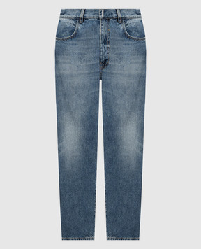Givenchy Синие джинсы с эффектом потертости BM51E35Y99