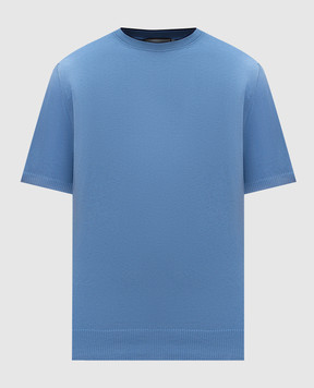 Canali Голубая футболка MK02261C1050