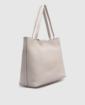Gianni Chiarini Белая кожаная сумка-тоут MARISOL BS11471TKL