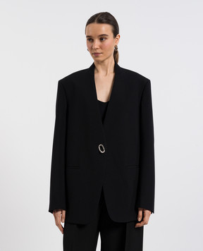 Jil Sander Чорний жакет з вовни J02BN0221J40160