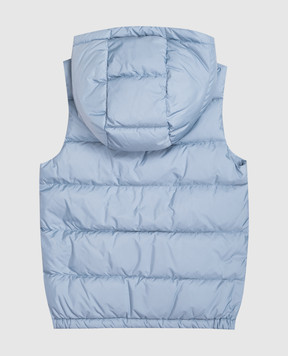 Moncler ENFANT Дитячий блакитний пуховий жилет Fudo K29541A0002953A5E810