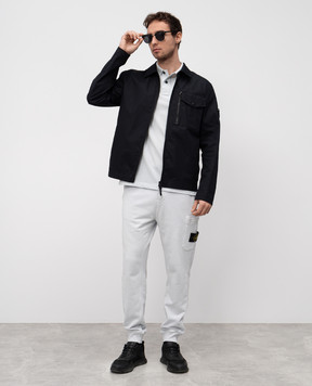 Stone Island Серое поло с логотипом K1S1522002SCS0017