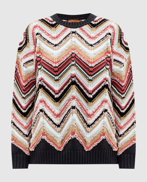 Missoni Светр з вовною у геометричний візерунок DS24WN0SBK039M