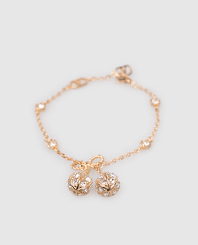 Valentino Золотистий браслет з Cherryfic з кристалами Swarovski 7W0J0BD0YCW
