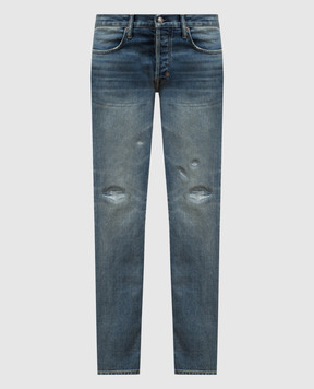 Tom Ford Блакитні джинси з патчем логотипа DPH001DMC060S25