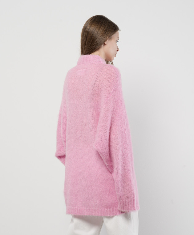 Maison Margiela MM6 - Розовый свитер с мохером S52HL0024M13038