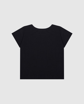 Givenchy Детская черная футболка с логотипом H30429612