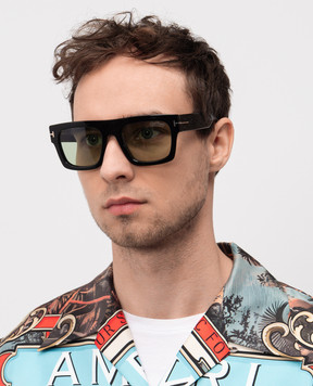 Tom Ford Черные очки FAUSTO FT07115301N