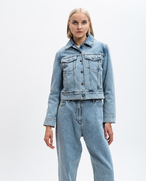 Magda Butrym Блакитна джинсова куртка DENIM03JACKET144724