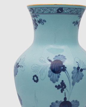 Ginori 1735 Голубая фарфоровая ваза Ming Oriente Italiano 016RG02FG6133010300