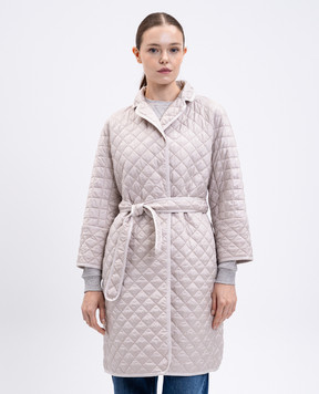 Max Mara Бежева стьобана куртка ARIANNA на запах ARIANNA