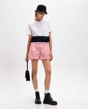 Prada Рожеві шорти Re-Nylon 22H826S2011WQ8