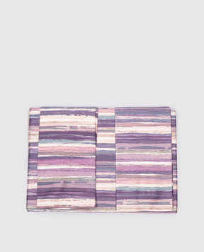 Dondi Фиолетовый набор постельного белья Futura в полоску H0000210045