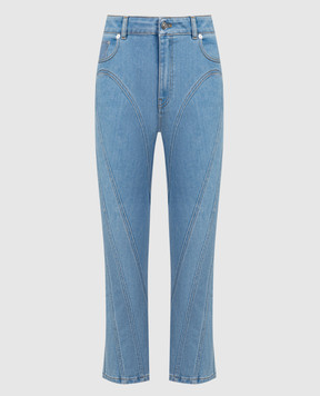 Thierry Mugler Блакитні джинсові капрі 24P6PA0426247