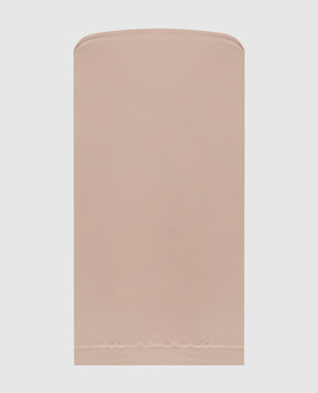 Brunello Cucinelli Бежевий топ із шовку з кишенями M0C5937619