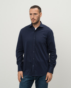 Brunello Cucinelli Синя сорочка MH8766686
