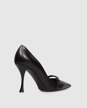 Dolce&Gabbana Черные кожаные туфли с логотипом CD1974A5738