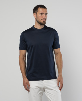 Canali Синя футболка MJ00002T0356