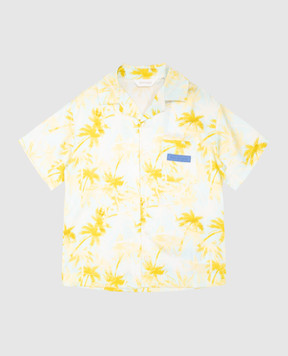 Palm Angels Детская рубашка в принт PBGG002S25FAB002