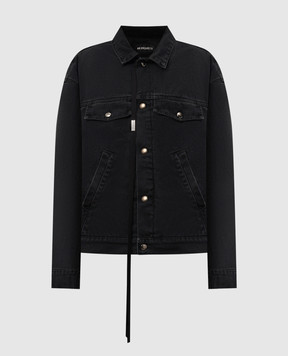 Ann Demeulemeester Сіра джинсова куртка Marthe B0010178FA039