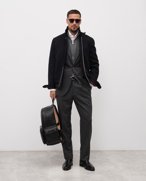 Brunello Cucinelli Черная куртка из шерсти MY4966379