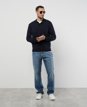 A.P.C Синее поло JERRY из шерсти WVAWMH23324