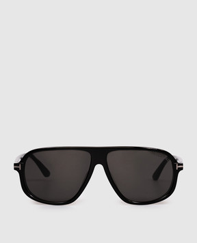 Tom Ford Чорні сонцезахисні окуляри Guillaume FT1208N