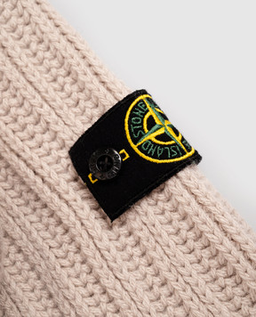 Stone Island Дитячий бежевий светр з вовною та кашеміром K2S165100008S00M768