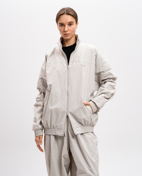 Vetements Бежева спортивна куртка з логотипом UA66JA370W