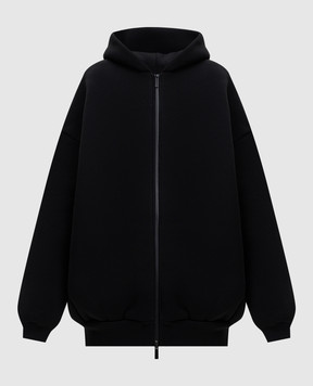 Fear of God Черная утепленная спортивная куртка с логотипом FG25FW12120FLC