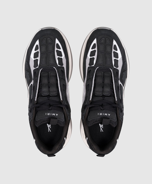 AMIRI - Черные комбинированные кроссовки Bone Runner AMFOSR1091