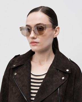 Givenchy Thelios Бежеві сонцезахисні окуляри  GV Day GV40061U