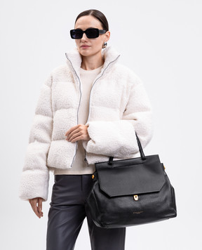Gianni Chiarini Чорна шкіряна сумка OTTAVIA BS11376COMMGRN
