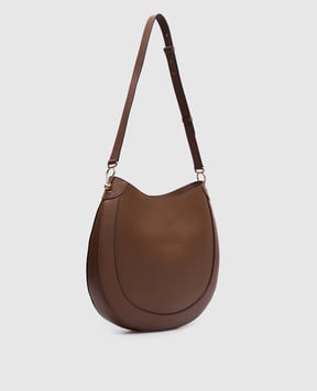 Bally Коричнева шкіряна сумка Lune WAS030VT769
